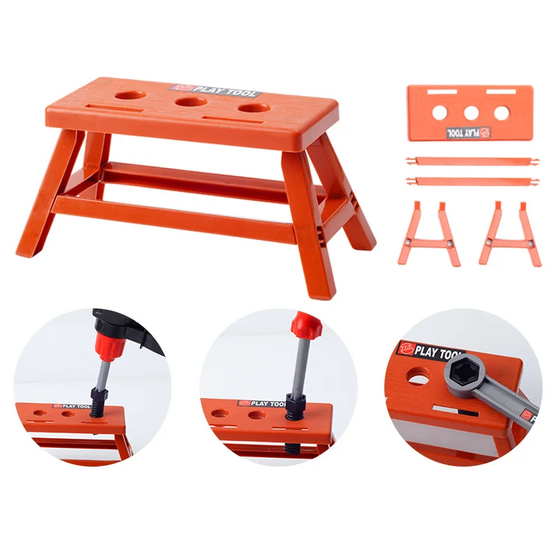 Kids Toolbox Kit Educational Toys Simulation Repair Tools Drill Plastic Game Learning Engineering Puzzle Gifts For Boy | Игрушки и хобби