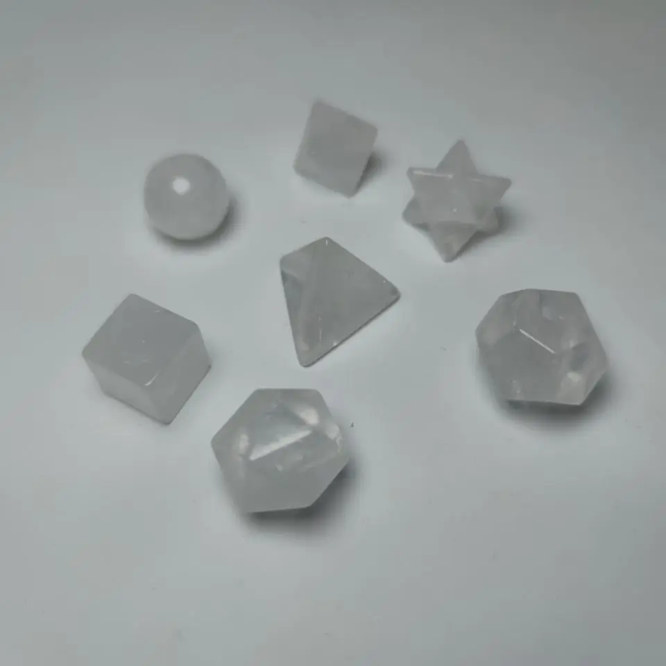 Набор из 7 шт. набор кристаллов и геометрических фигур|Камни| |