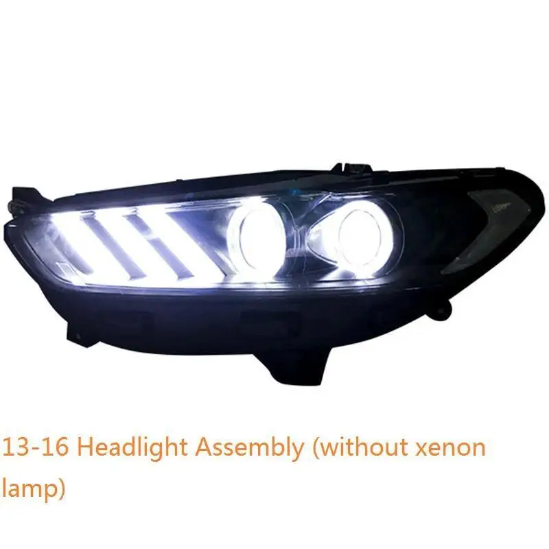 MODEL C Drl Luces Para Auto Assessoires светодиодные боковые поворотники Automovil фары Задние Автомобильные фары в сборе 13 14 15 16 для Ford Mondeo - Цвет: MODEL C