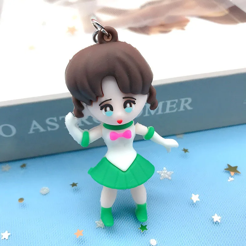 

2021 Sailor Moon Anime Key Chian Toys Cartoon Cute Key Chain Girls Gifts Keychain Lovely Keychians Sweet Women Jewellery Keyring