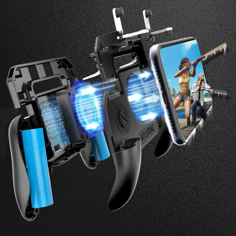 Новый SR Pubg мобильный геймпад & держатель телефона кулер вентилятор телефон