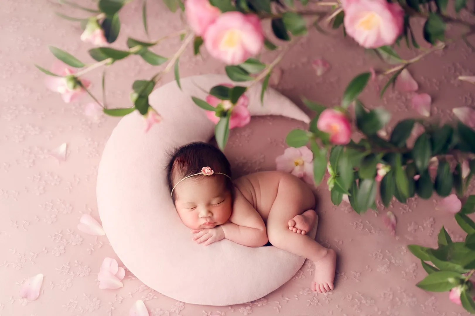 Новорожденный Подставки для фотографий луна-shape форме, благодаря чему создается ощущение невесомости с подушки с звездочек-Луна детские ак... от AliExpress WW