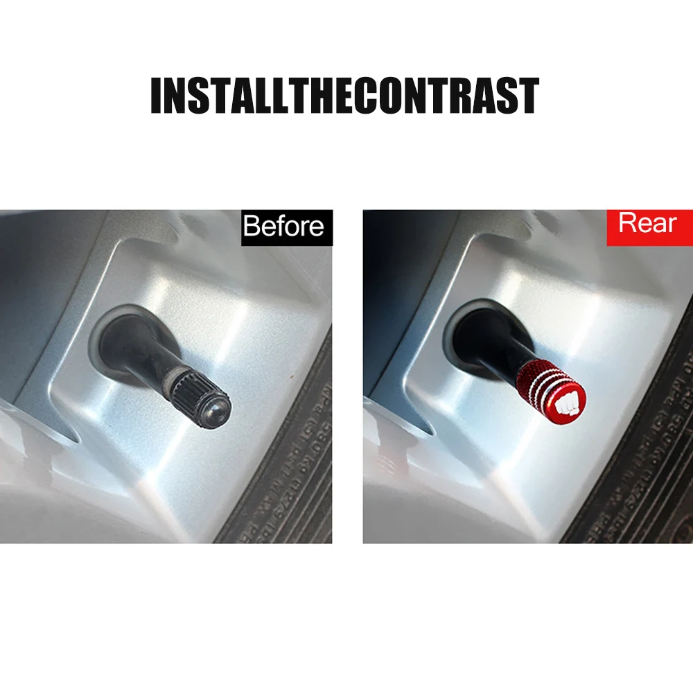 DSYCAR 4 шт./компл. кулак Стиль шин вентиль крышка автомобиля Грузовой автомобиль