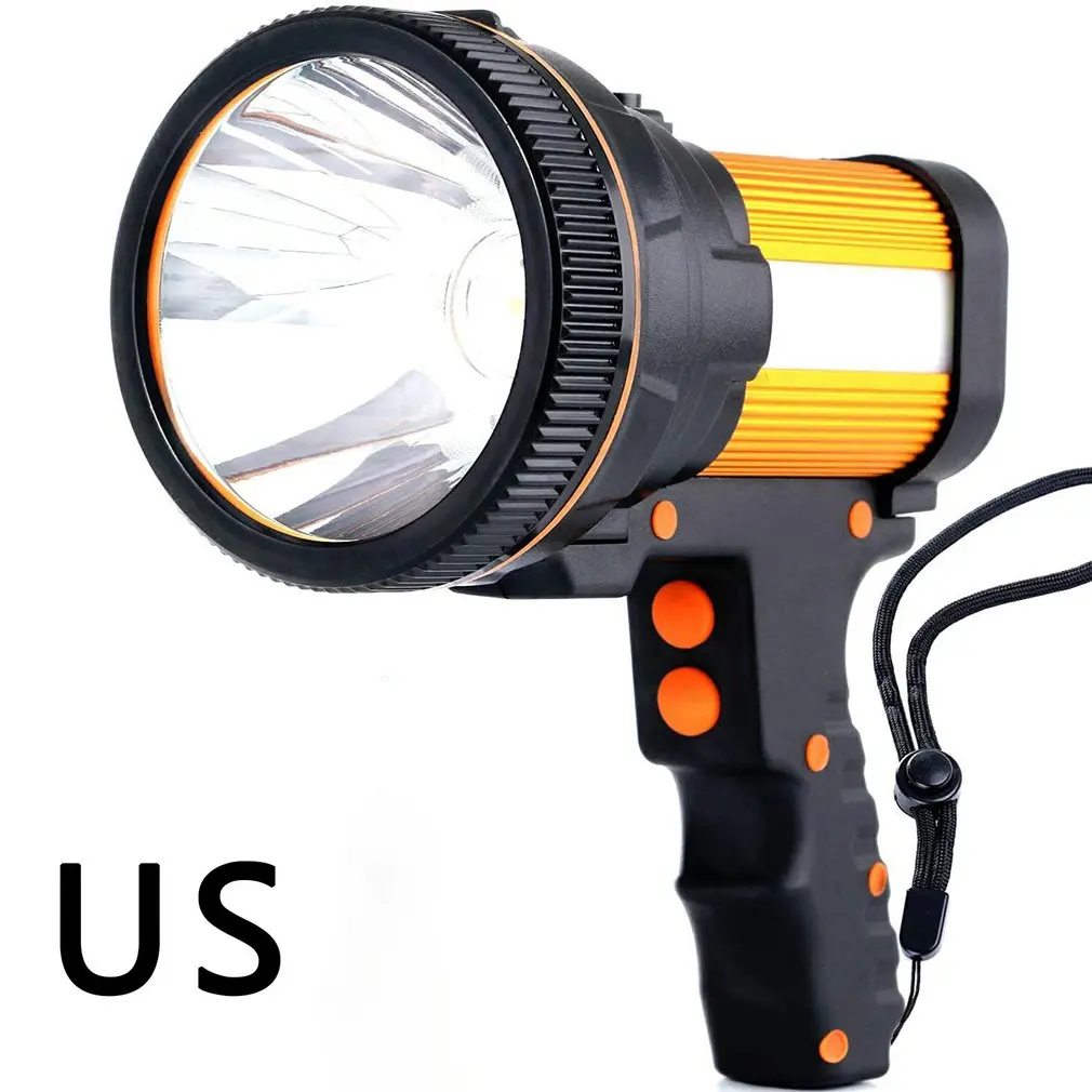 

Superbright Tactical Handheld Spotlight Gun Flashlight Rechargeable 18650 Battery Included 3 mode Light USB Power Charger