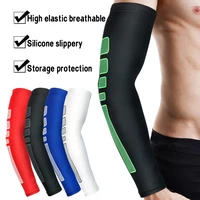 1pcs breathable quick dry running arm sleeves basketball elbow knee pad fitness armguards sports equipment for sun protection