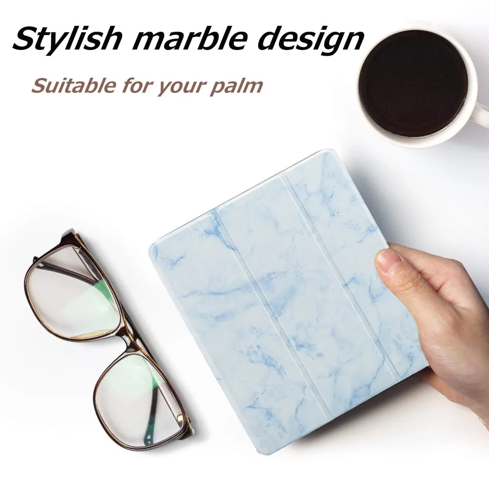 Чехол для iPad 9,7 чехол с карандашом держатель Мрамор Pattern Флип Чехол-книжка Smart Sleep Wake up Чехол для iPad 9,7 5th/6th Gen