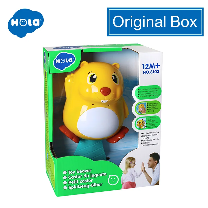 HOLA TOYS 8102 лягушка музыка детская игрушка для ванной мыло автоматическое устройство для мыльных пузырей детская игрушка для ванной комнаты - Цвет: ORIGINAL BOX