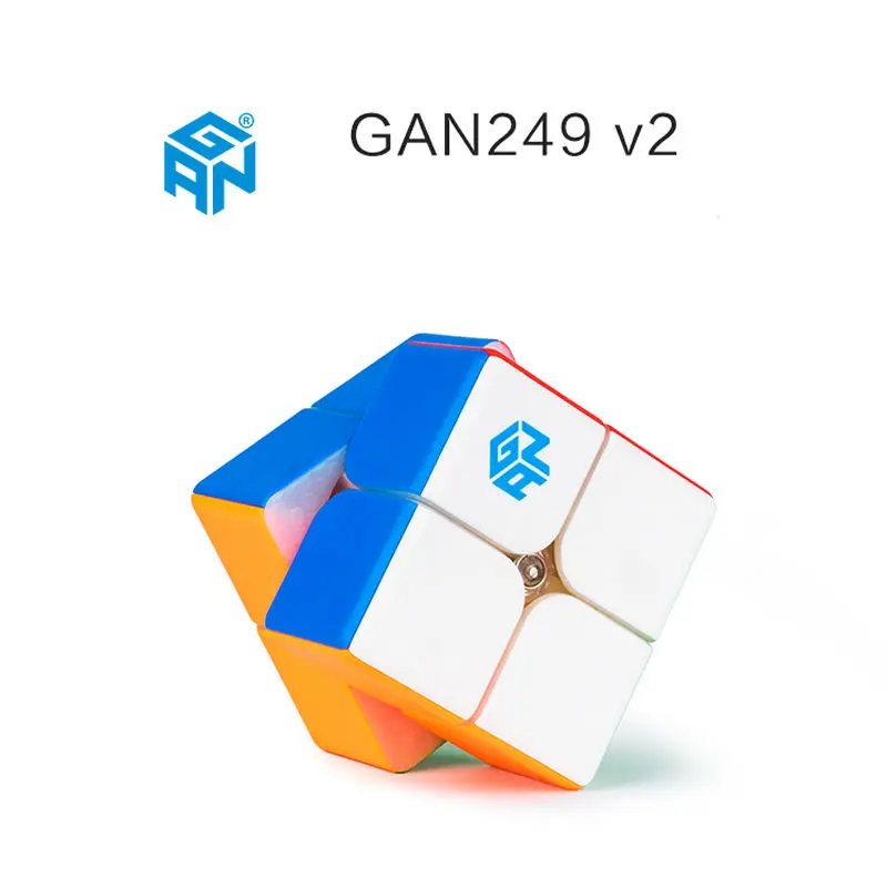 Gan 249 V2/V2 M Магнитный 2X2 магический куб GAN249 V2 скоростной GAN головоломка магнитный