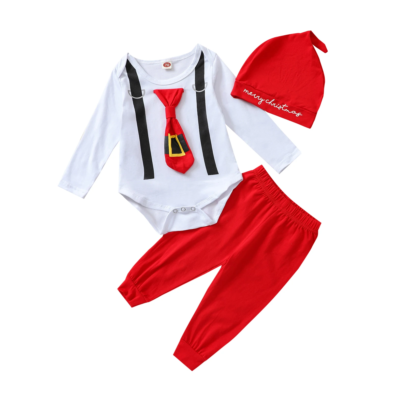 

Одежда для малышей повседневный комплект одежды из трех предметов комбинезон с длинным рукавом Брюки с эластичным поясом и шапка комплект ...