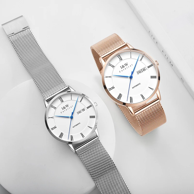 I&ampW Высококачественные механические наручные часы SEIKO с механизмом