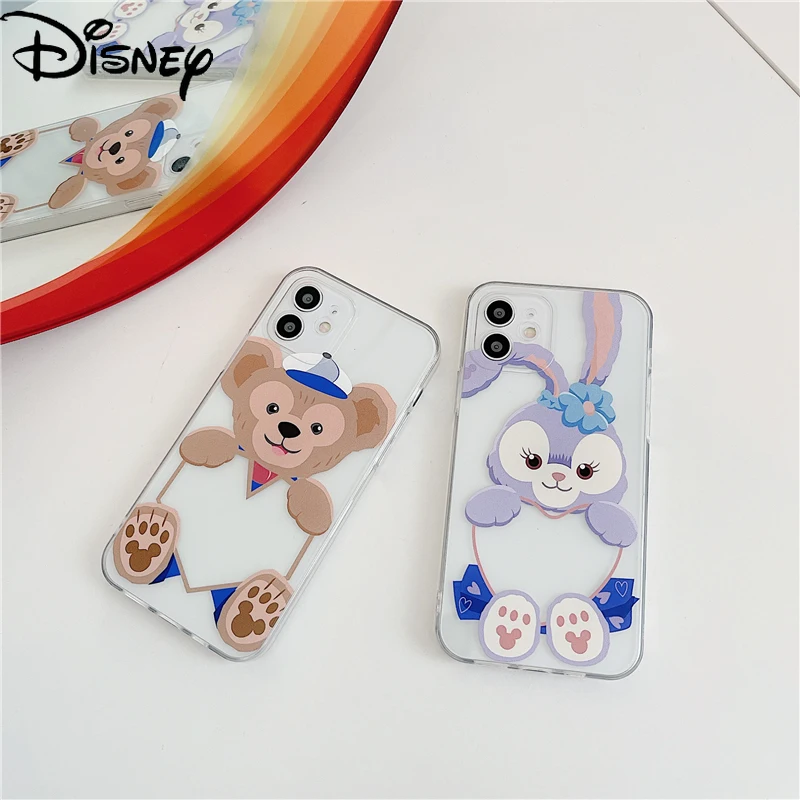 

Disney cartoon cute star Dailu Duffy bear can put photo phone case for iPhone12promax/se/xr/xs/xsmax/7p/8p/11pro/11promax/12mini
