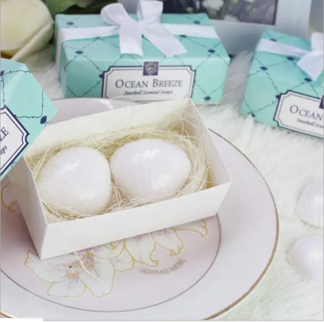 Оушен Бриз ароматизированные раковины мыло свадебные детские Душ вечерние