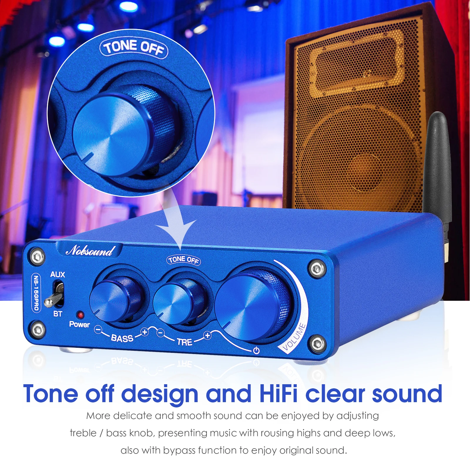 Аудиоусилитель Douk TPA3116 цифровой Hi-Fi усилитель с Bluetooth 5 0 2 каналов класс D