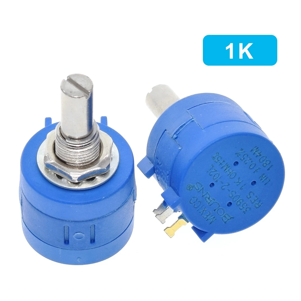 3590S Multiturn потенциометр 500 1 K, 2K 5K 10K 20K 50K 100K Ом Потенциометр переменный резистор 3590 102 202 502 103