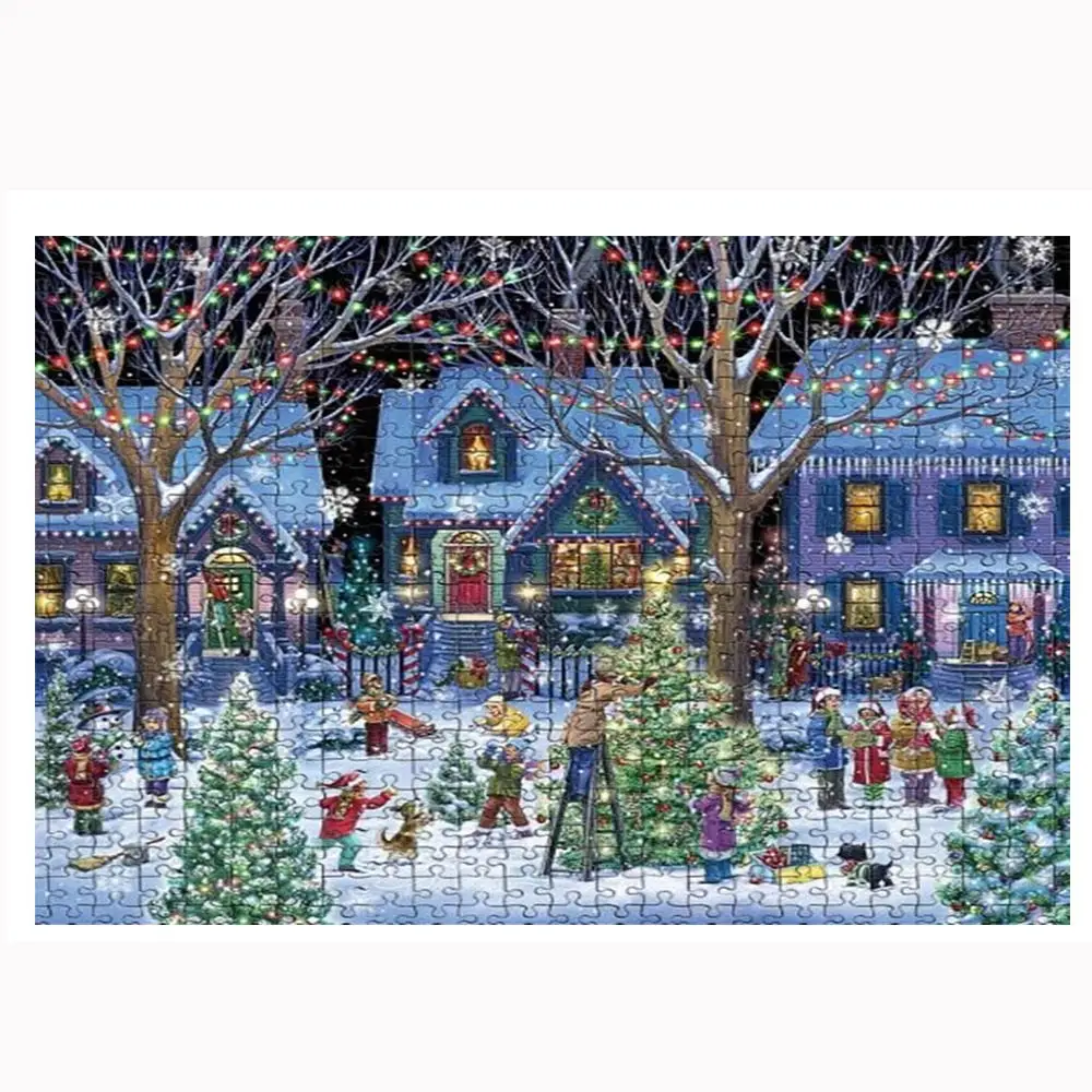 

Jigsaw Puzzle Set 1000 Pieces Various Landscape Patterns Jigsaw Puzzle Educational Toy For Kids Children 'S Games Christmas Gift
