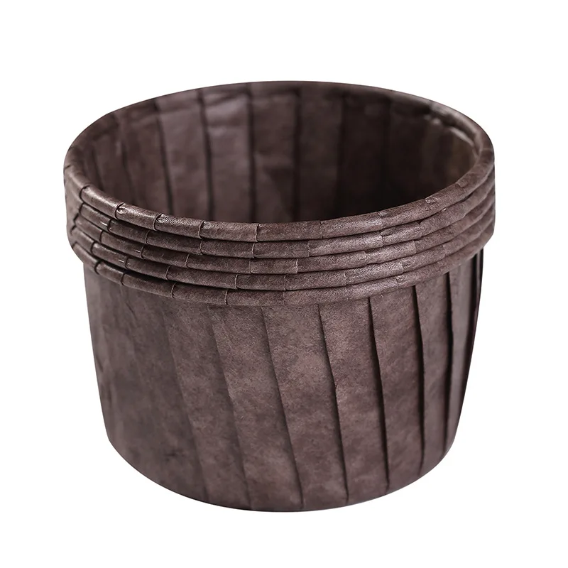 Бумажный стаканчик для кексов 50 шт. однотонный маслостойкий выпечки чехол чашки