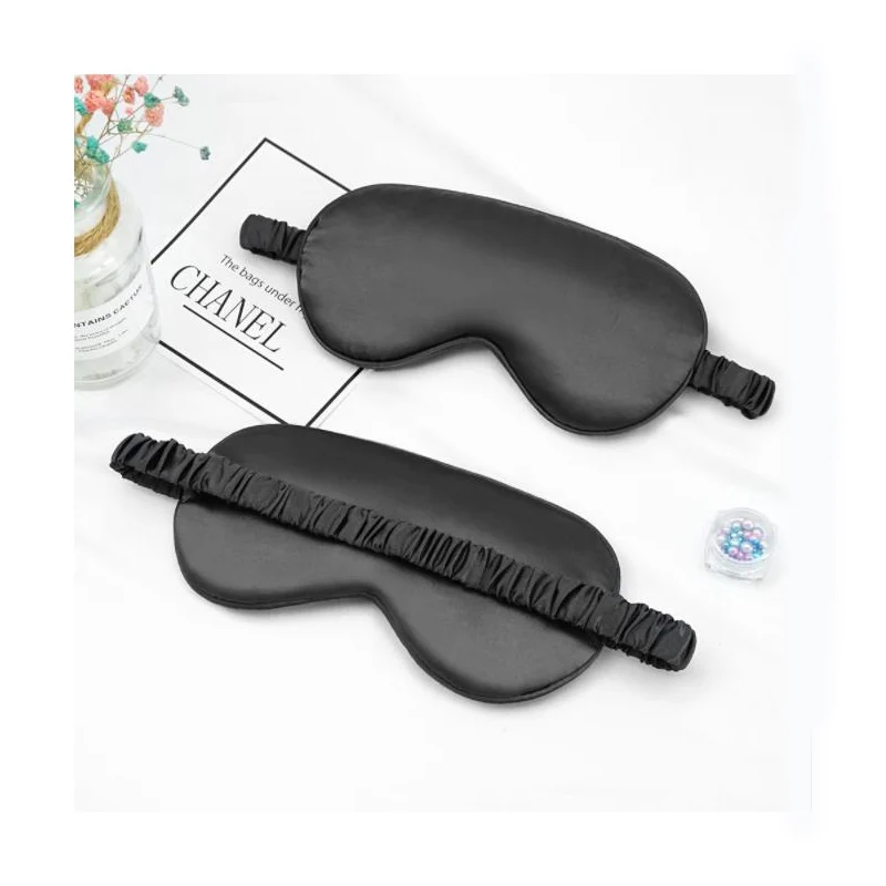 

Imitated Silk Sleep Eye Mask Portable Travel Eyepatch Nap Rest Blindfold