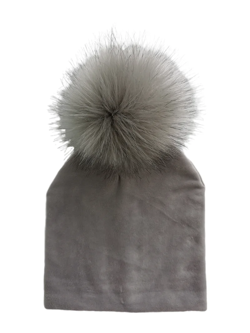 

baby Golden Velvet hat pom pom newborn photo props hat boy winter accessories for kids toddler girl cap baby hats beanies