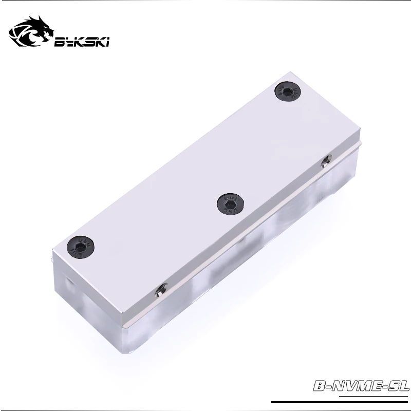 Водяной блок M.2 для твердотельного диска Bykski SSD радиатор охлаждения из акрила и