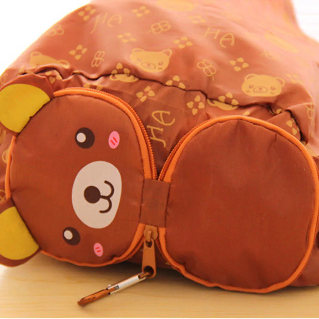 Сумка для супермаркета унисекс с рисунком милой собачки большая вместимость