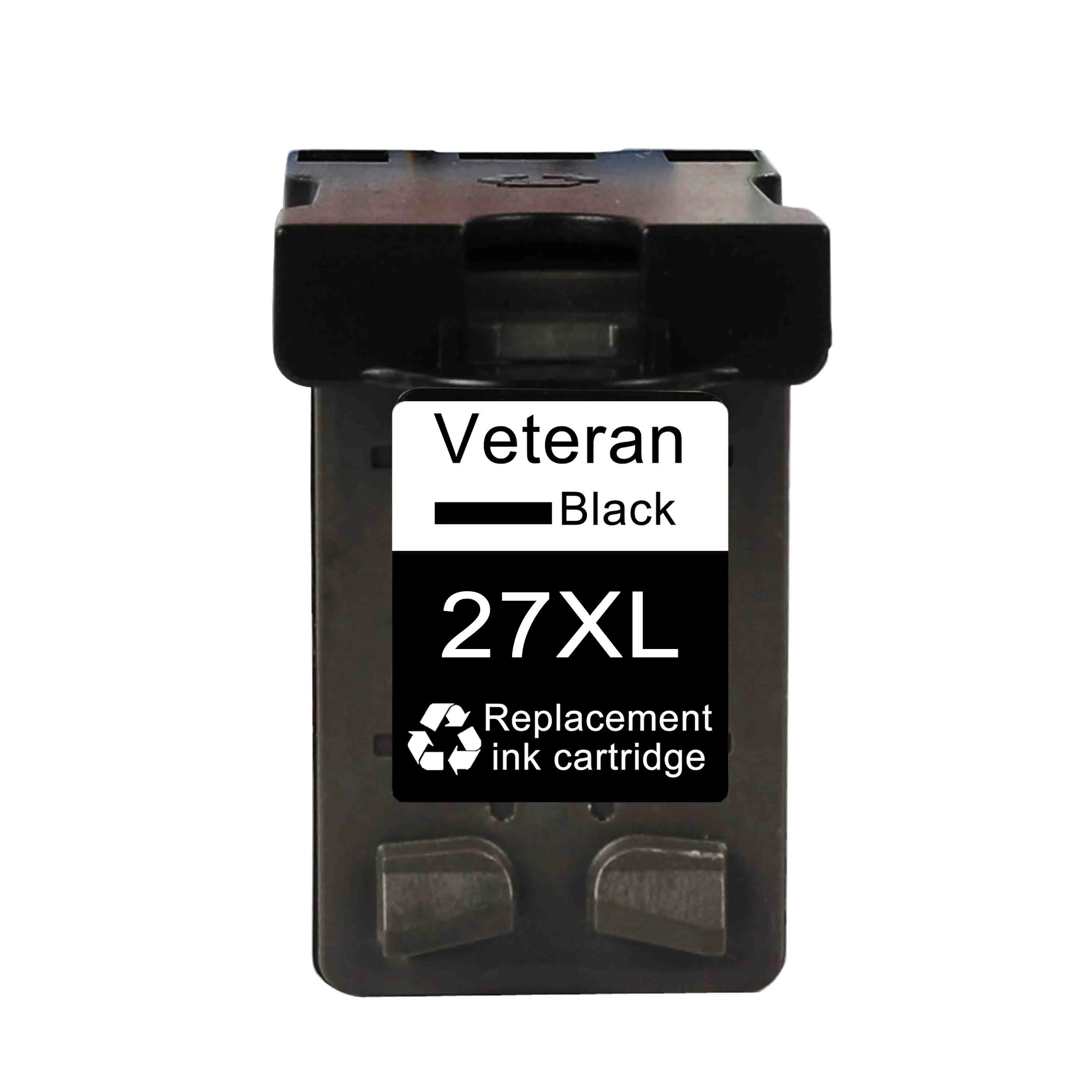 27XL Black Ветеран чернильный картридж 27XL 28XL замена для hp 27 28 XL hp 28 чернилами hp Deskjet 3320 3323 3325 3420 3425 4255 4256 5608 5609 принтер - Цвет: 27XL Black