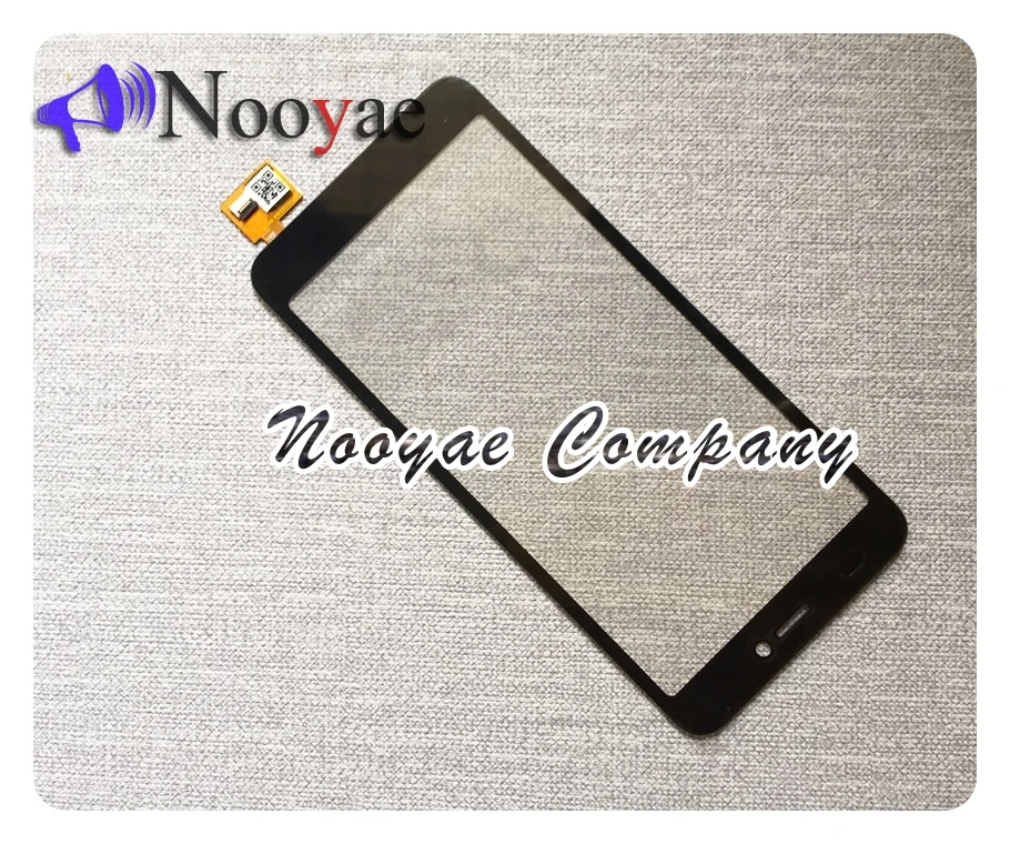 Черный/золотой передний сенсорный экран для DEXP BS650 дигитайзер стеклянная