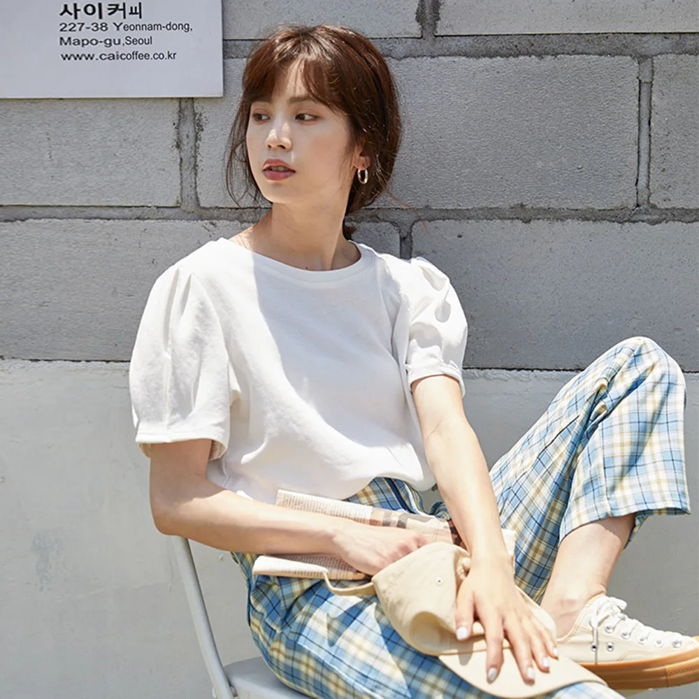 

T-Shirt Women Summer Short Sleeve Female Hot O Neck Simple Casual Japan Style T Shirt Women Tops 2021 Wear