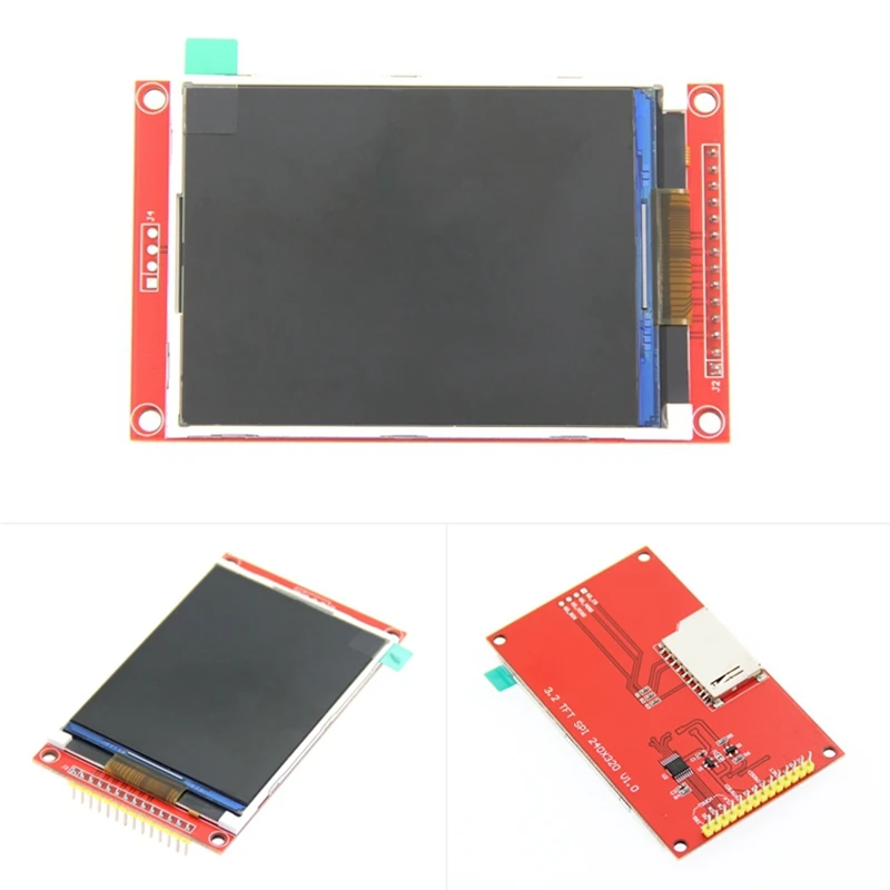 

3.2 Inch 320x240 MCU SPI Serial TFT LCD Module Display Screen Without Press Panel Build-In Driver ILI9341