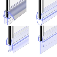 50cm shower screen seal strip pvc bath door sealing strips 681012mm seal gap window weather strip glass fixture daily tools