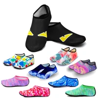 men women kids water sport beach swimming socks thin multi prints anti slip fitness yoga dance swim surf diving underwater shoes