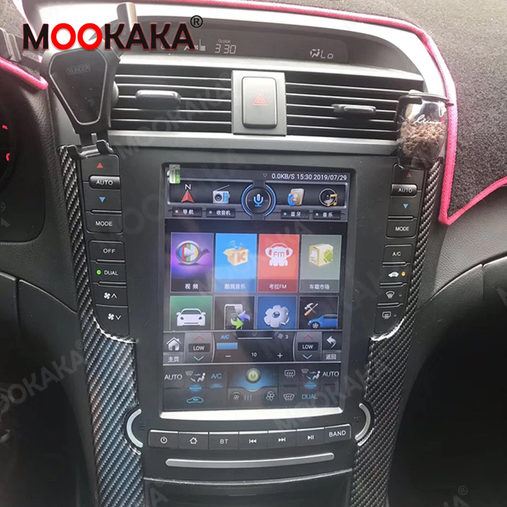 Автомобильный мультимедийный плеер для Acura TL экран Tesla Android 10 0 6 ГБ + 128 GPS-навигация