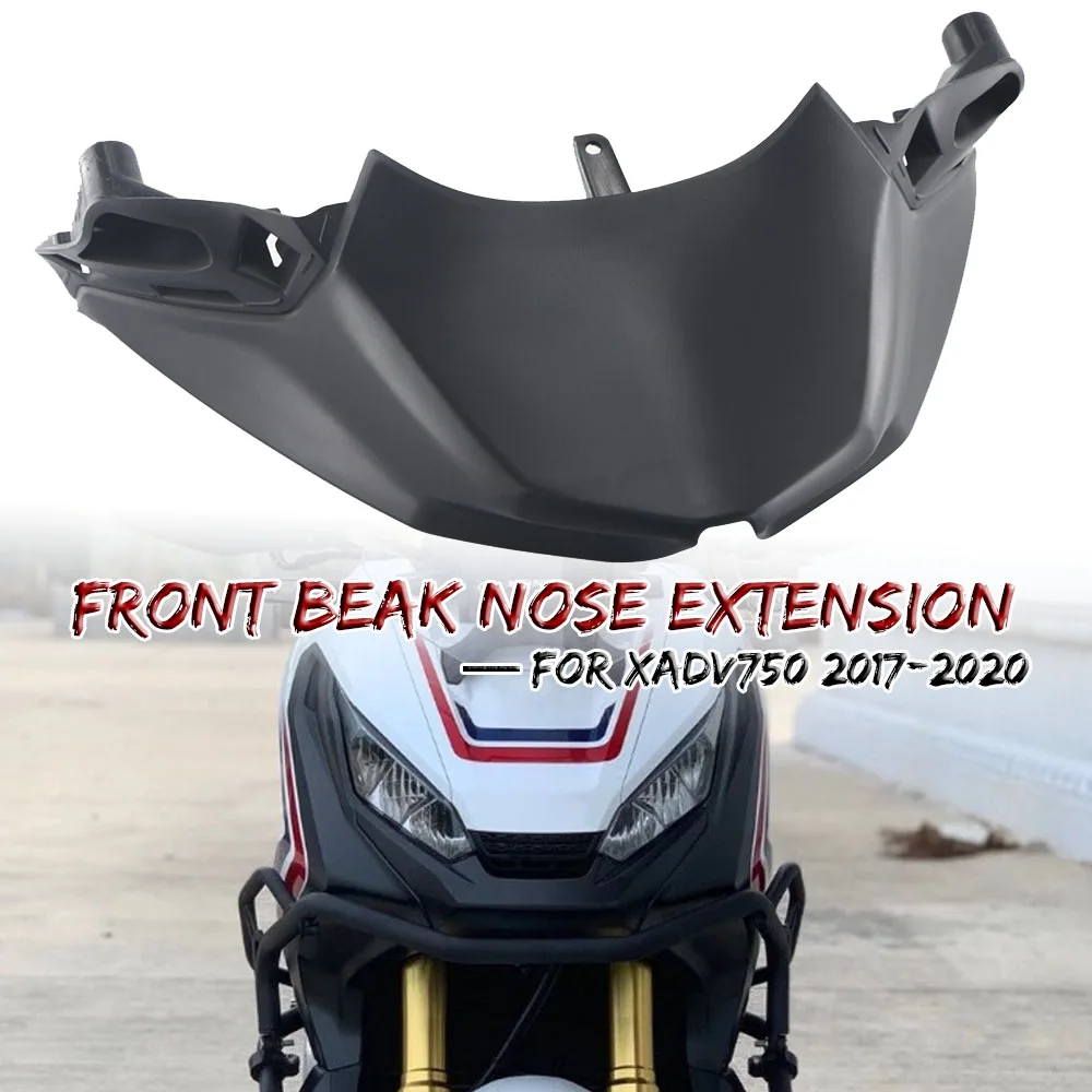 

For Honda XADV750 X-ADV XADV 750 2017 2018 2019 2020 Motorcycle Front Wheel Fender Beak Nose Cone Extender Cowl Extension Cover