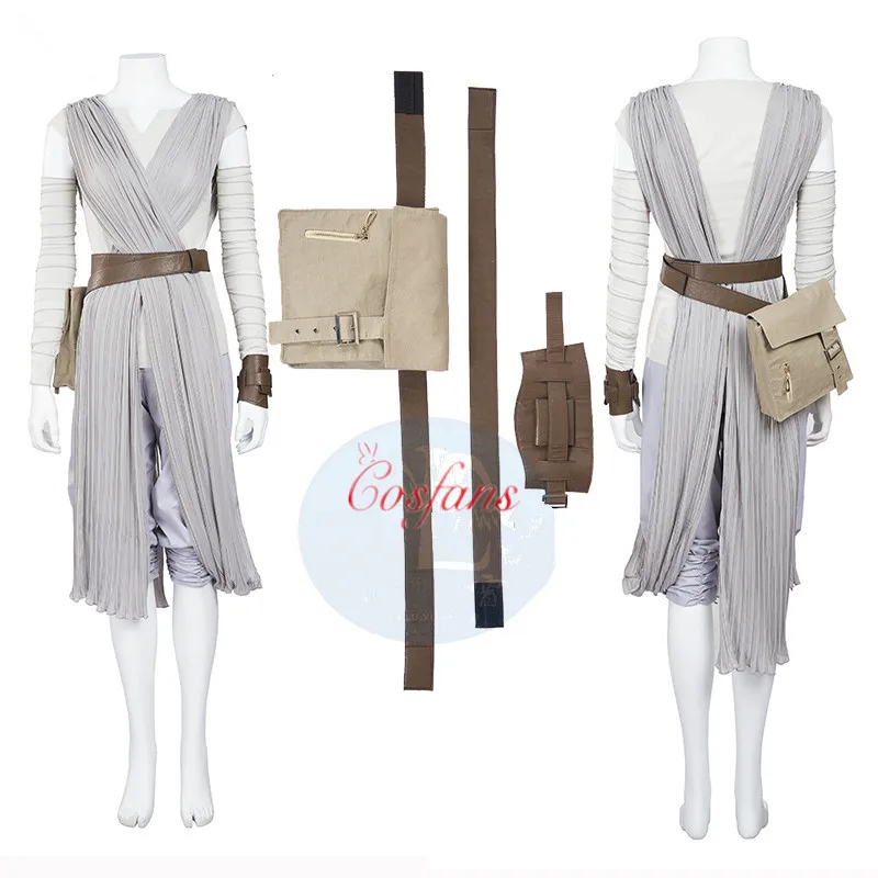 Звездные войны The Force Awakens Rey карнавальный костюм выполненный на заказ полный
