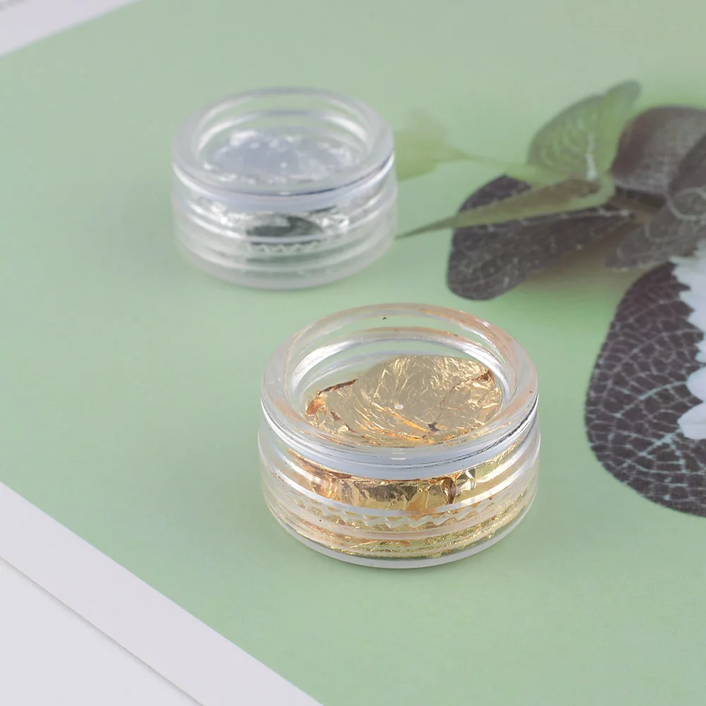 Лидер продаж 1 коробка золотой серебристый неправильной формы алюминиевая