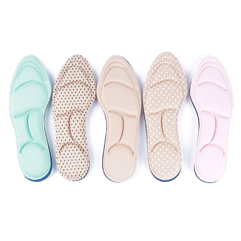 

1Pair Women 5D High Elastic Sponge Can Cut Breathable Sweat Odor Massage Insole Foot Care Tool For Size 35-40