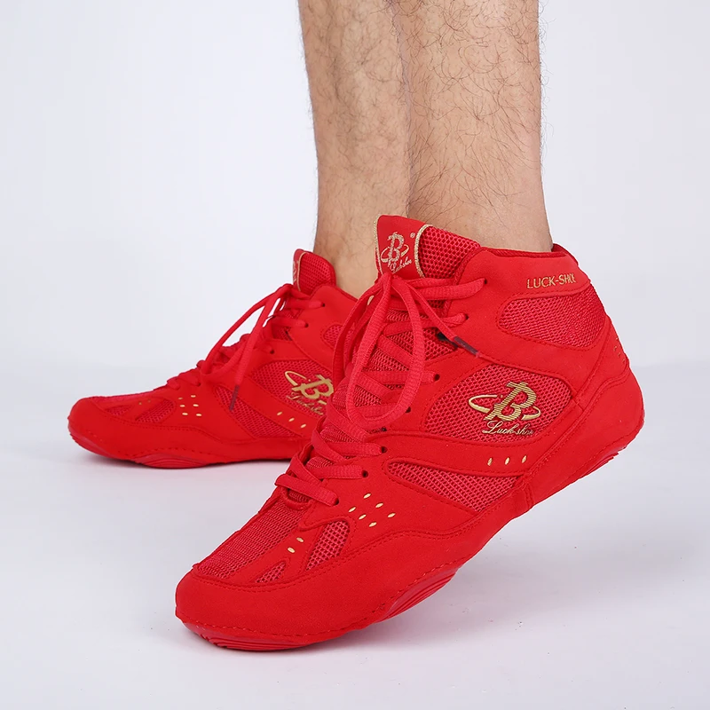 2019 новые мужские боксерки обувь для борьбы резиновая подошва дышащий мужской