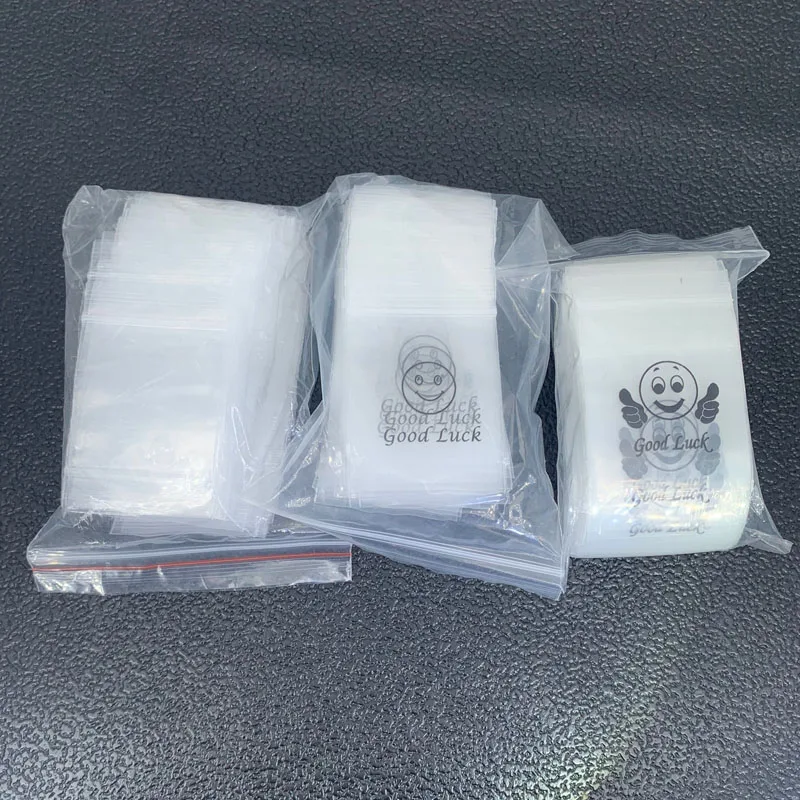 Пакет с застежкой-молнией 100 шт./упак. пластиковые запечатанные мешки 4 Х6 см 5/8 мм