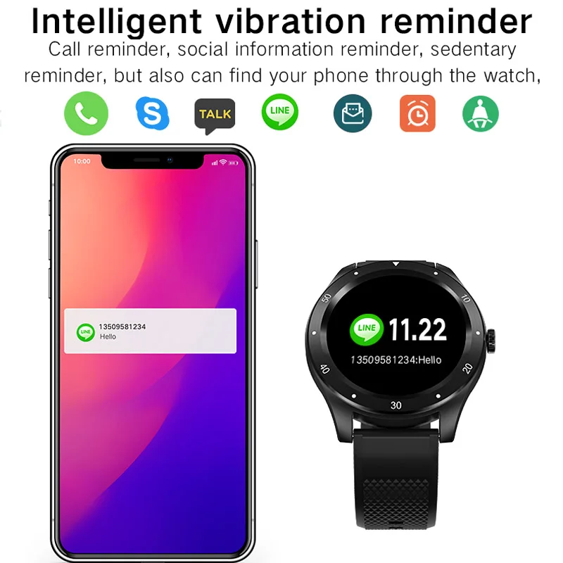 Смарт часы SENBONO S6 GT Мужские IP67 Bluetooth пульсометр тонометр|Смарт-часы| |
