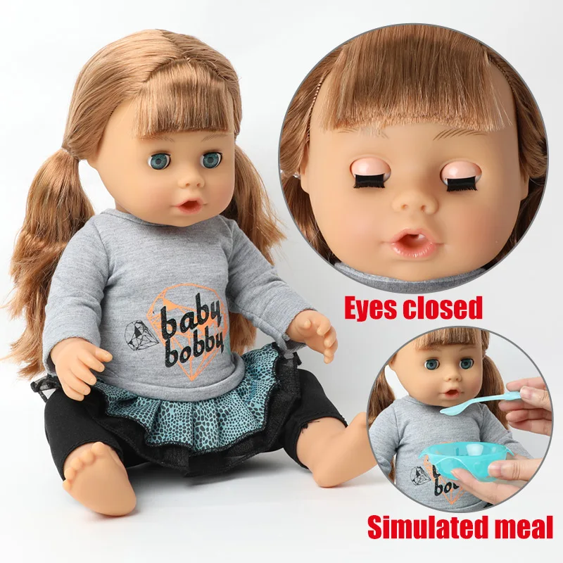 Реалистичная мягкая силиконовая кукла-младенец 46 см |