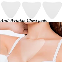 reusable anti wrinkle neck forehead chest pad sticker silicon transparent removal neck sticker skin care silica gel patch