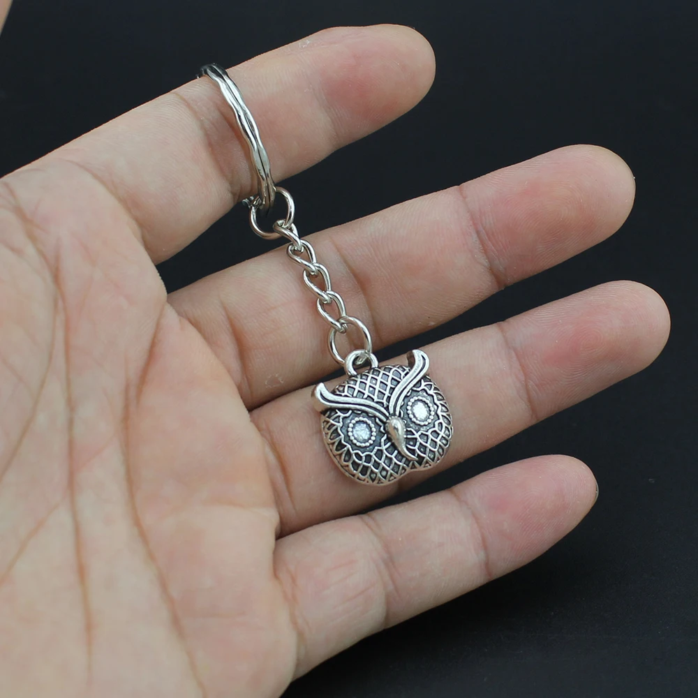 Hapiship 2018 женские/мужские Модные Винтажные бронзовые брелки с совой для ключей из