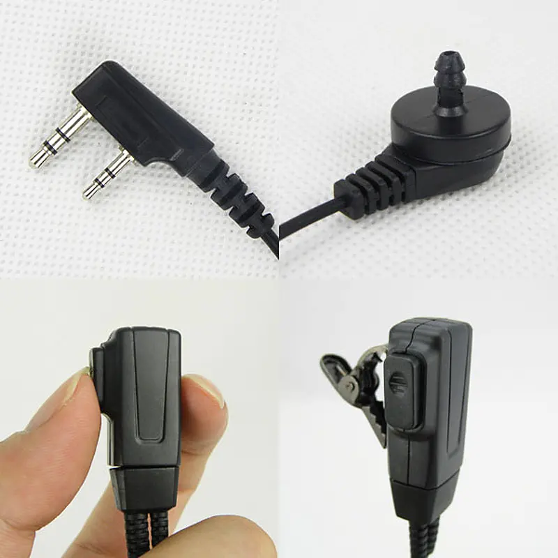 XQF 2 Pin PTT гарнитура наушники для Kenwood радио Baofeng CB UV 5R 5RA Plus BF UVB2 B5 рация|headset ptt|bf-uvb2