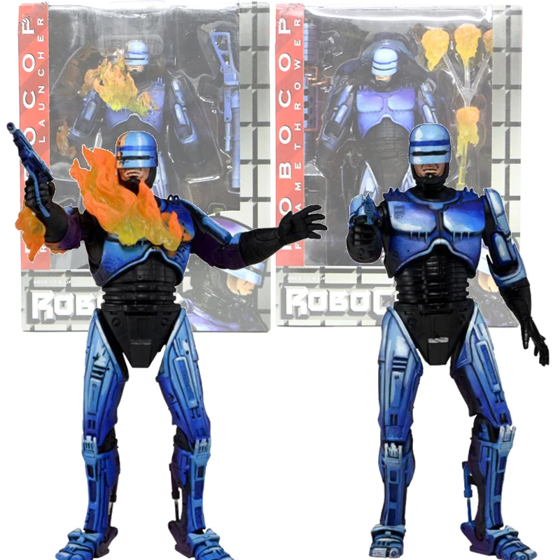 

Фигурка «Робокопа» 18 см, NECA Robocop VS Terminator серии 2, Боевая фигурка с поврежденным огнемет, модель игрушки