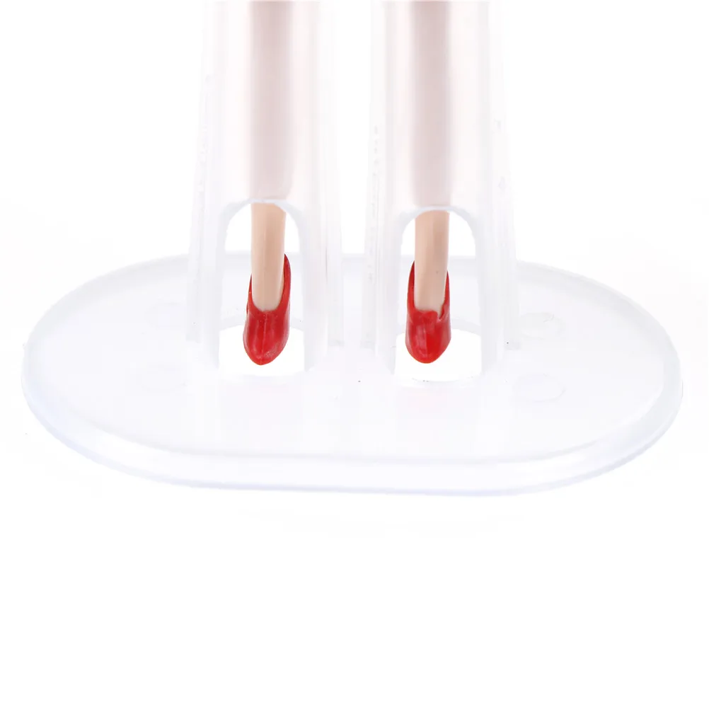 5 шт./лот аксессуары для кукол подставки ног пластиковая прозрачная подставка