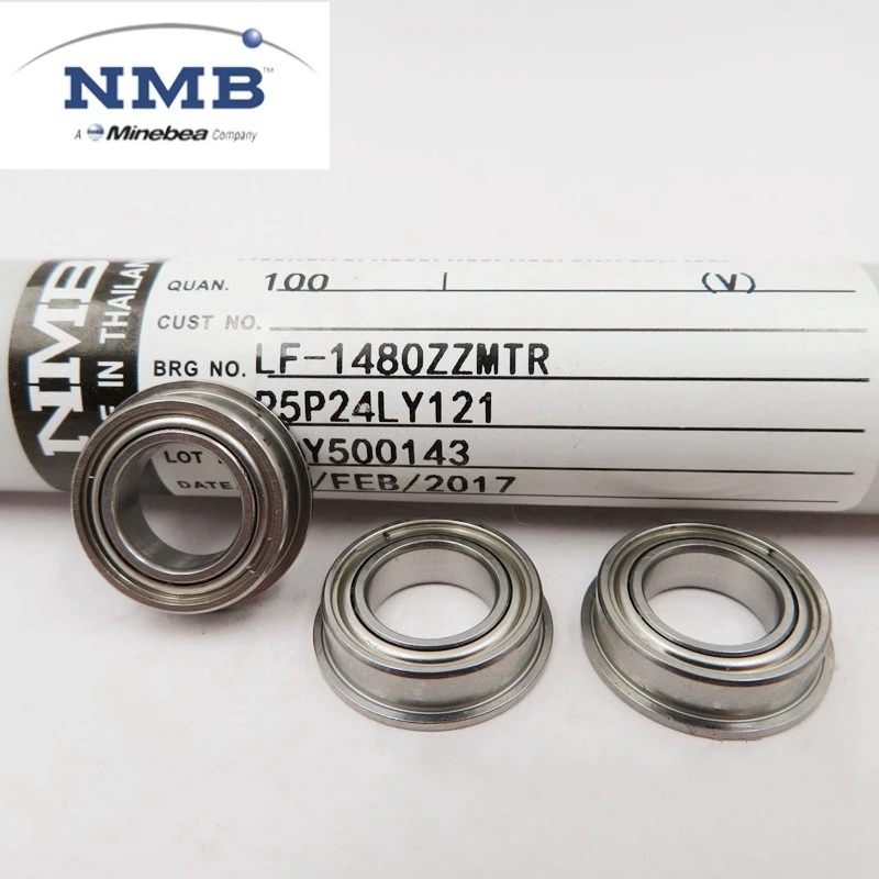 20 шт. NMB высокоскоростной фланцевый подшипник RF-1450ZZ RF-1760ZZ RF-1970ZZ LF-2280ZZ F605ZZ F606ZZ F607ZZ