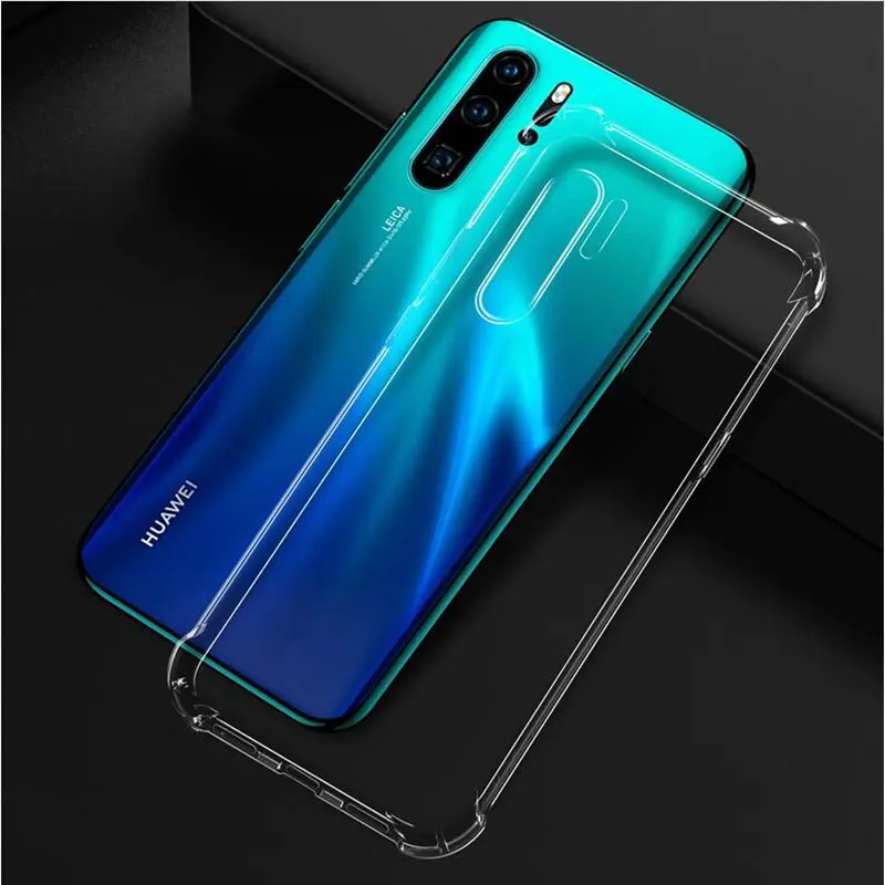 Ударопрочный прозрачный чехол из ТПУ для Huawei P40 P30 Pro P20 P10 lite Mate 20 30 Nova 3i Honor 6A 7A 7C 8S 8A