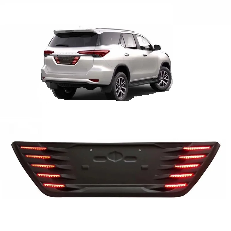 Внешний задний светодиодный огни дополнительная номерной знак с