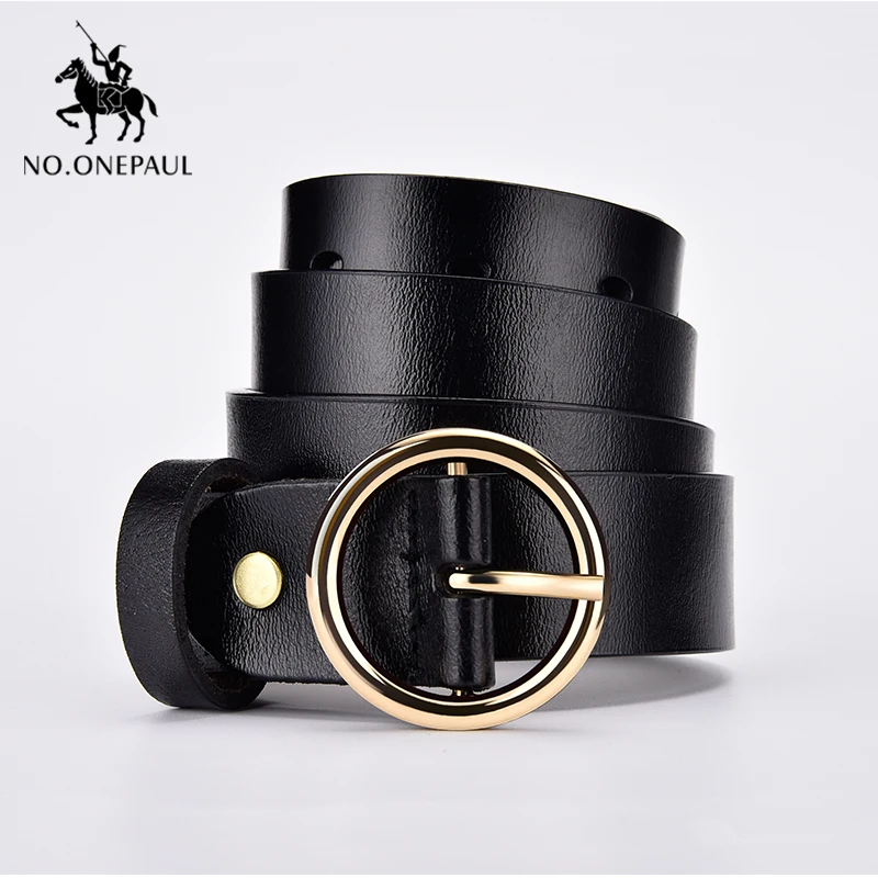 NO. ONEPAUL женские ремни с золотой пряжкой для джинсов женщин модные студенческие