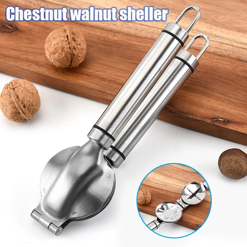 

HOT Chestnut 0pening Clip Stainless SteeL Quick Peeling Chest Suitable for Nutwalnut Clip Kitchen Tools NDS