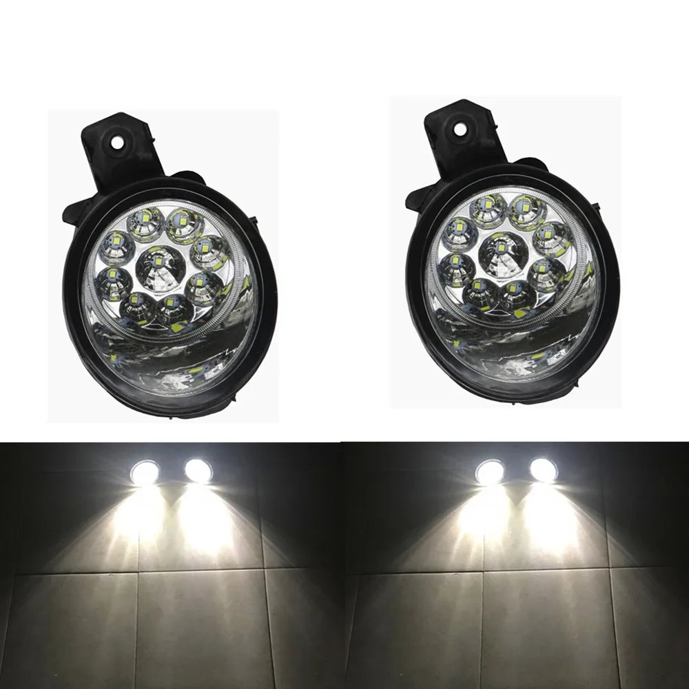 2 шт. H11 12V светодиодный/галогенные Противотуманные светильник s drl Установите для